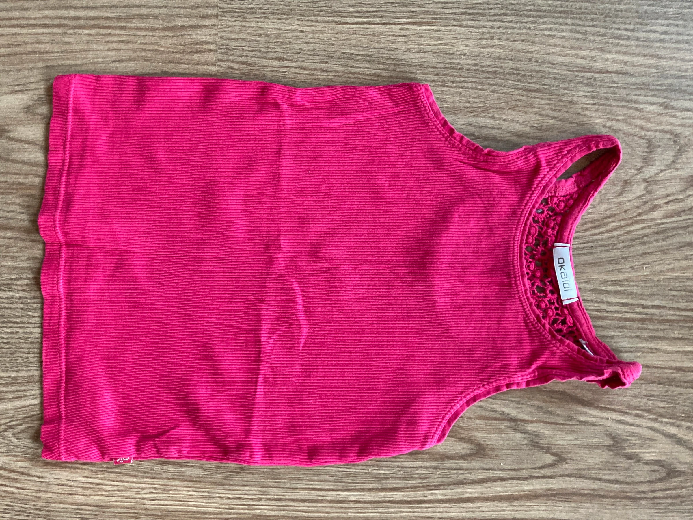 T shirt sans manches Okaidi fille 4 ans.